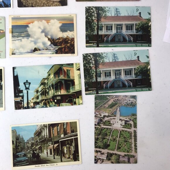 Lot 26 Vintage Postcards: Southern States- New Orleans, LA, CA, TX, HI, etc. - Picture 5 of 9